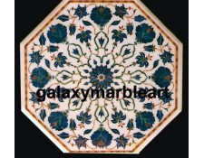 Makrana table top with big inlay work 26" WIOC-26116